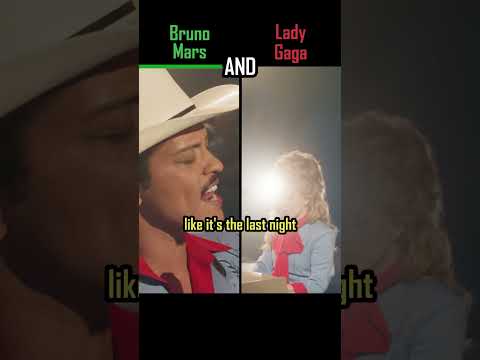 LADY GAGA and BRUNO MARS - Die With A Smile - #shorts #versus #music