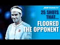 25 Tennis Shots So Good They Floored The Opponent ?