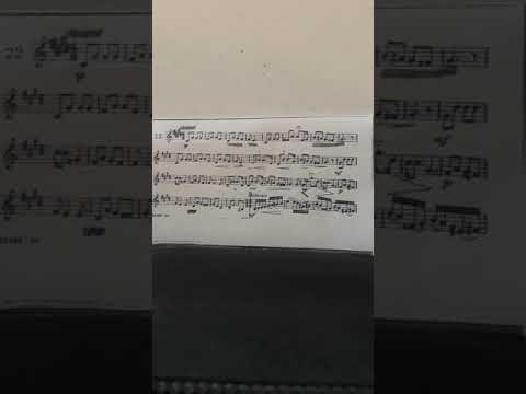 2018-2019 New Mexico High School All State Trumpet Audition Grave Etude Excerpt
