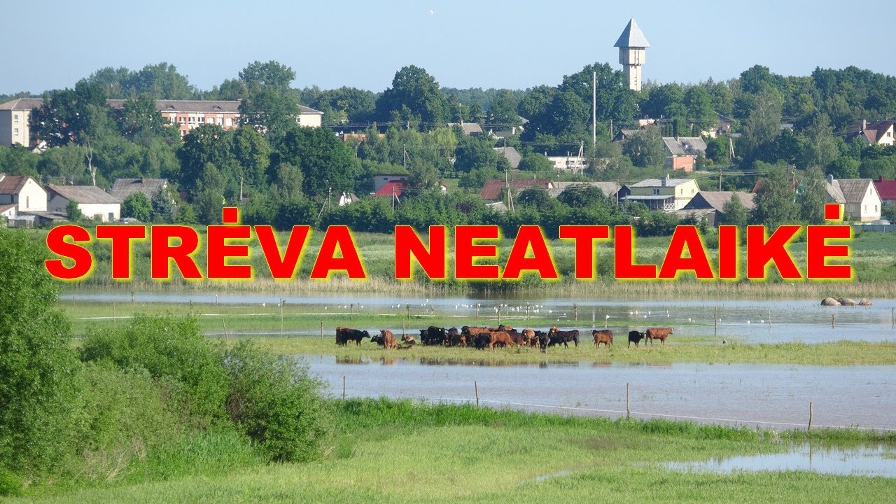 Strėva neatlaikė gausaus lietaus Strėva neatlaikė gausaus lietaus