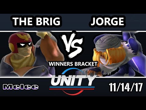 Unity 16 Melee - The Brig (Captain Falcon) Vs. Jorge (Sheik, Fox) SSBM WR2