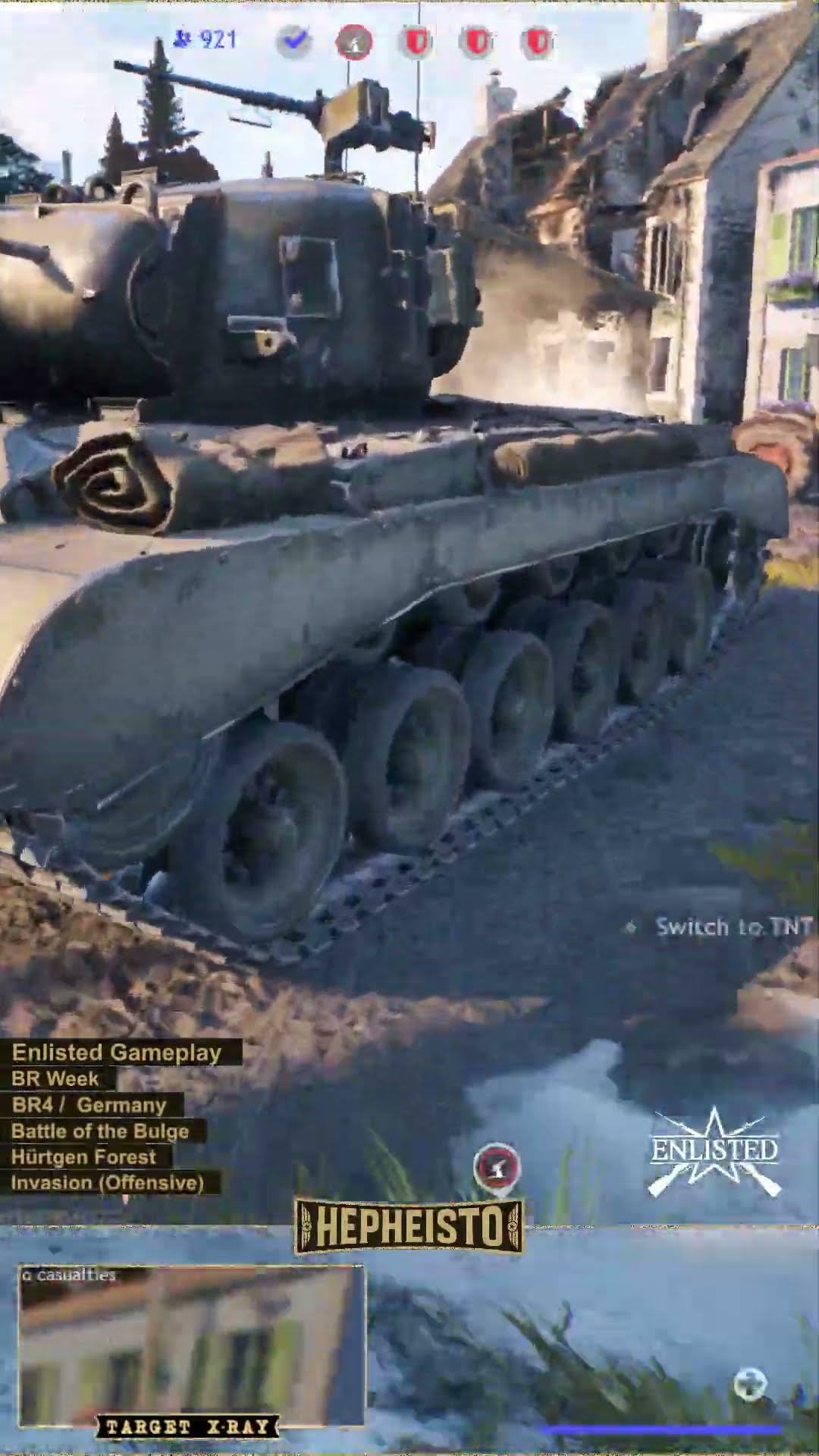 Assaulter eliminates Tank M26 with TNT Charge