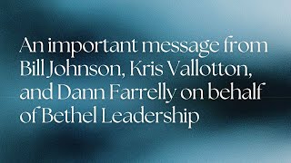 Download lagu Bill Johnson, Kris Vallotton, Dann Farrelly Communication Regarding Shawn Bolz | Bethel Church mp3