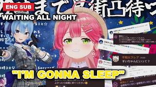 Sakura Miko Waits All Night for Suisei, Then Suisei Says "I'm Gonna Sleep" 【Sakura Miko/ENG Sub】