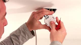 Miniatură video Senzor crepuscular  wireless pentru interior sau exterior Zigbee ABST-604