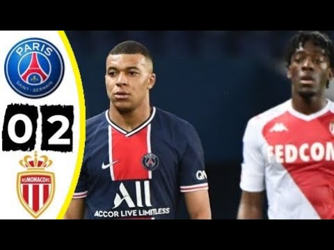 PSG vs Monaco 0-2  Ligue 1 ● 21/02/2021 HD