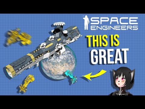AI Missile Drones are Horrifyingly Good on Planets, Space Engineers Automatons Beta