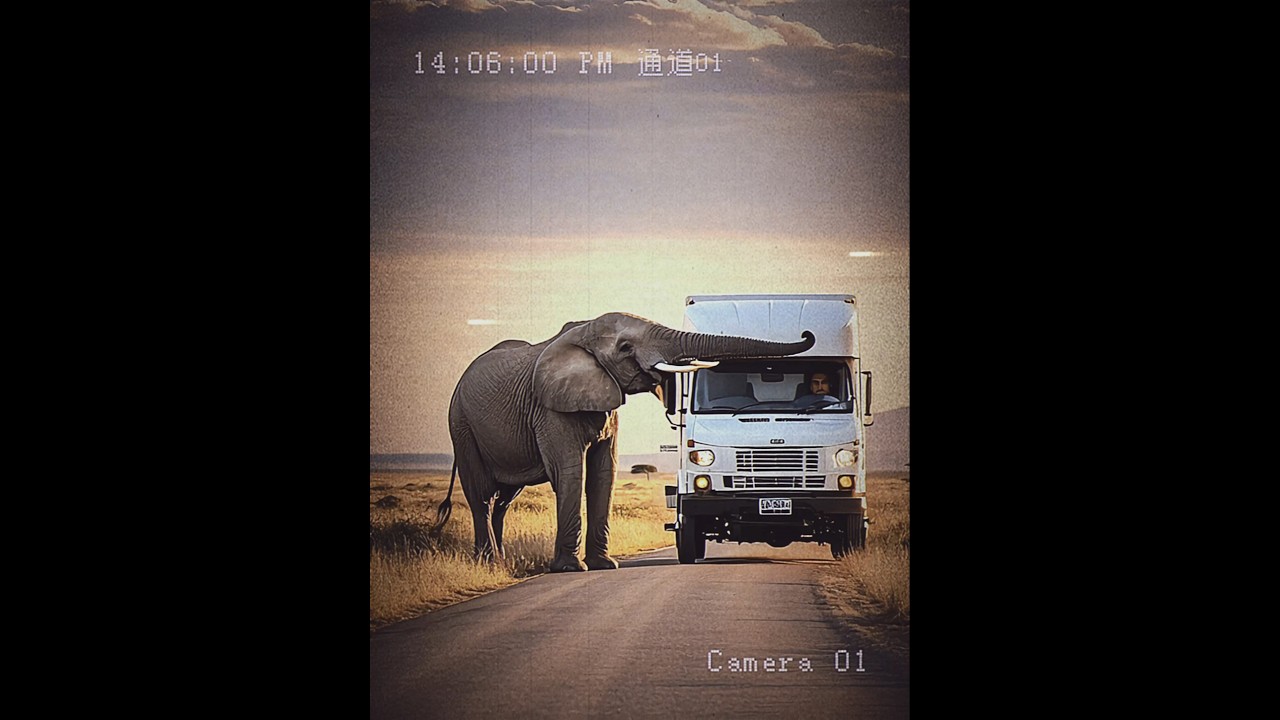 The elephant saved him twice.