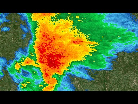 2017 Albany Ga Supercell Radar Loop