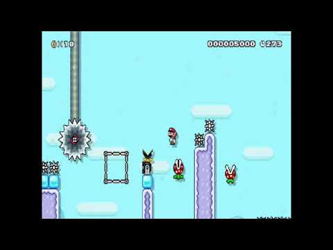 Mario Maker 2 Levels I Like - Winter Dash - 81R-QYN-CSG (salty)