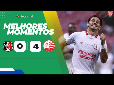 Santa Cruz 0 x 4 Náutico - Melhores Momentos - Campeonato Pernambucano 25.01.25