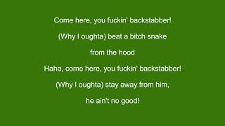 [4K] Eminem- Backstabber (lyrics)