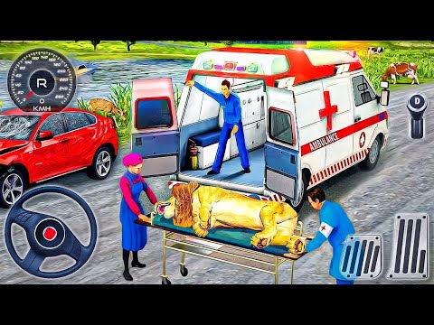 Animals Rescue Ambulance Driver Simulator - Emergency Doctor Robot 3D - AndroidGamePlay
