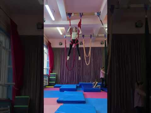 Aerial Hammock Triple Drop Waterfall Trick