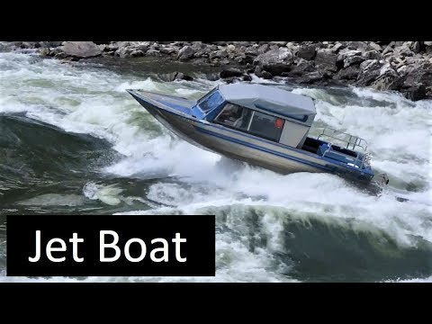 Salmon River Jet Boat Cramer Creek Rapid Idaho Viking