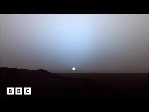Why sunsets on Mars are tinted blue | BBC Global
