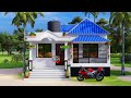কম খরচে লম্বা জমিতে তিন বেডরুমের সুন্�