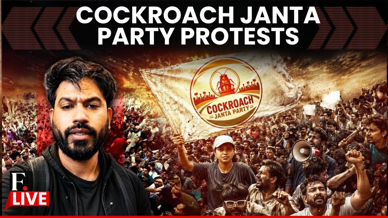Delhi: Cockroach Janta Party Members Gather at Jantar Mantar Wearing Masks | LIVE