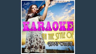 Ceremony The (In the Style of Tammy Wynette & George Jones) (Karaoke Version)