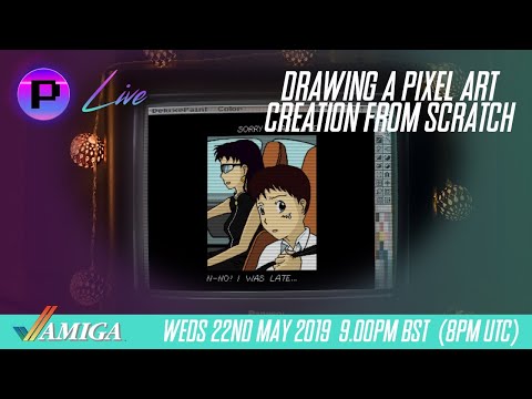 Pixel Art Manga from Scratch on the Amiga - Part 1