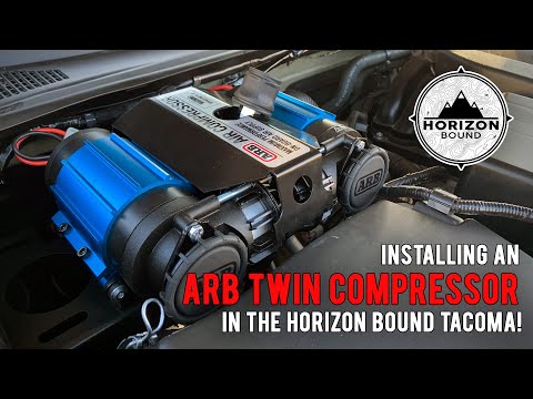 Installing an ARB TWIN Compressor in the Horizon Bound Tacoma!