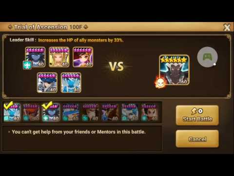 Summoners war: Toa Normal 100 full auto