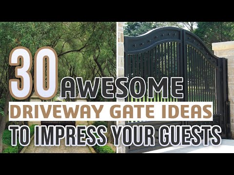 30 Awesome Driveway Gate Ideas To Impress Your Guests