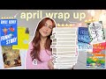 april reading wrap up 📚🌧️🗓️ (5 star, new releases, DNFs, classic + more!)