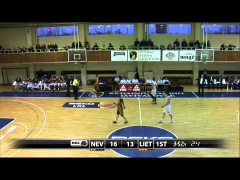 BBL: „Nevėžis“ - „Lietkabelis“ 2016 03 02 rungtynių įrašas