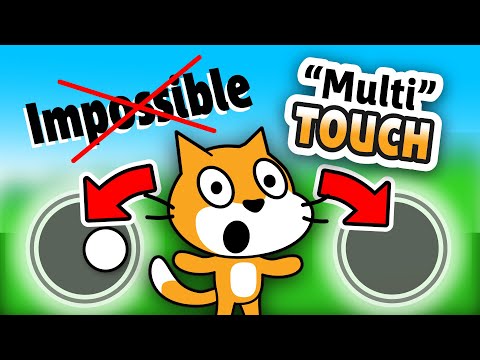 Impossible "Multi-Touch" Joysticks!!! 👉📱👈 Mobile Friendly Scratch Coding Tutorial