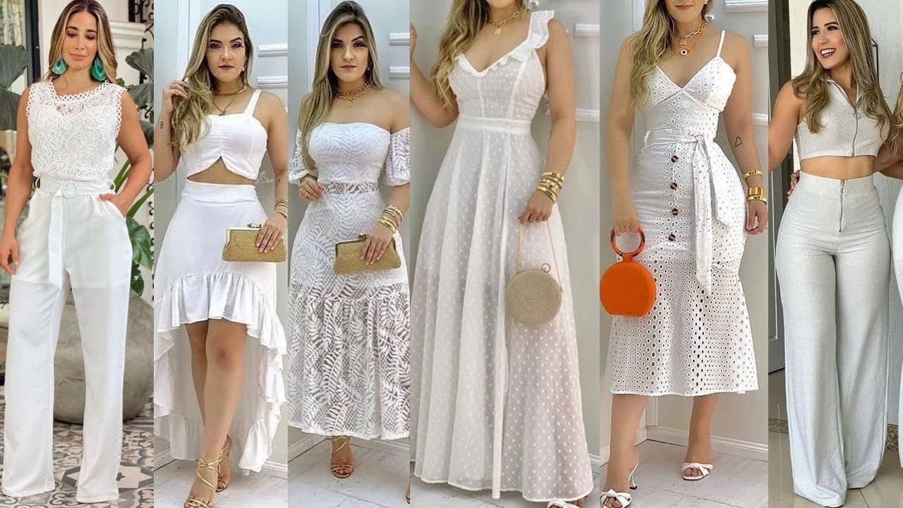 BELLOS LOOK TOTAL WHITE 2022 | IDEAS PARA VESTIR TOTALMENTE DE BLANCO