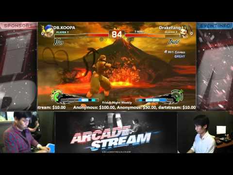 [ArcadeStream] Joe & DB.Koopa vs JKKK & Drakefang