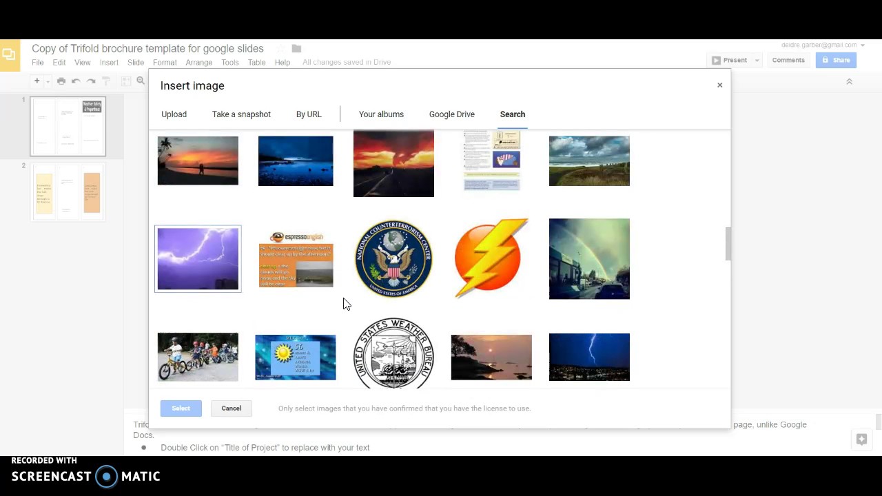 Google Slides Tri Fold Brochure Tutorial