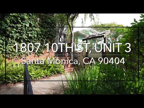 2 Bedroom Santa Monica Townhome | 1807 10th Street, #3 | Realtor Gary Limjap