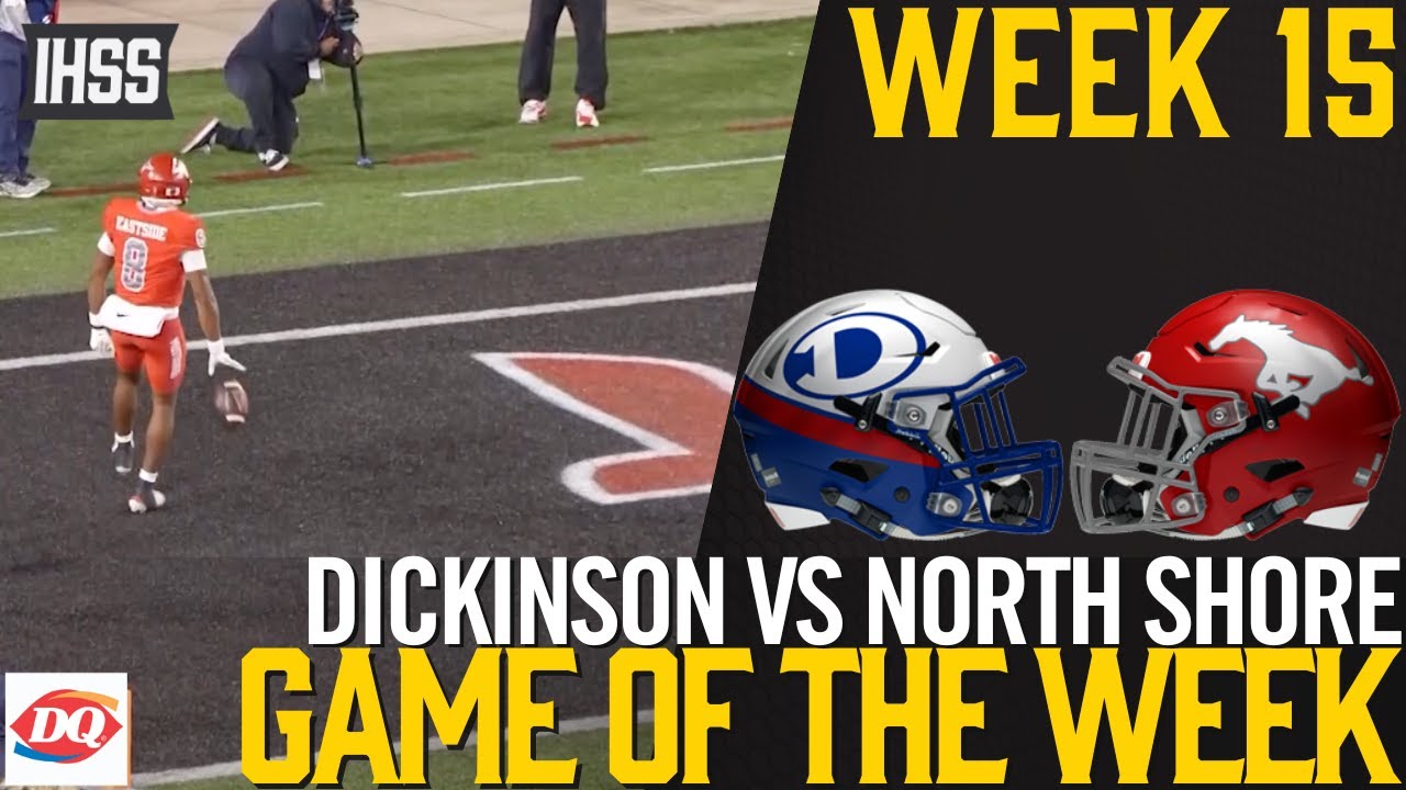 North Shore Triumphs Over Dickinson 46-29 to Reach State Semis!
