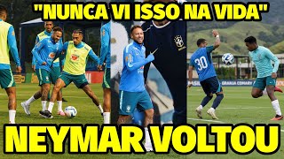 IMPRESSIONANTE! “OLHA QUE O NEYMAR TÁ FAZENDO..É INACREDITÁVEL..”A MENTIRA GRAVÍSSIMA NA SELEÇÃO 
