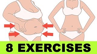 8 Simple ABS Exercises To Get FLAT BELLY IN 30 DAYS - FREE WORKOUT PROGRAM
