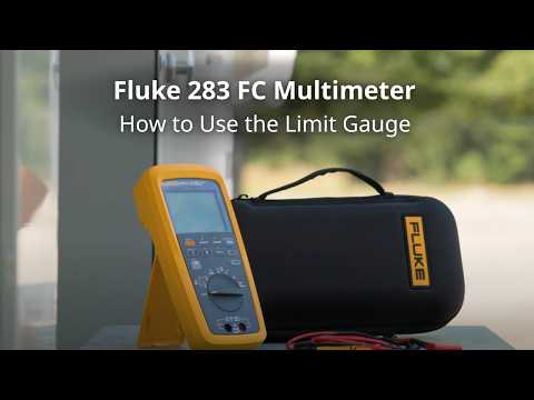 How to Use the Limit Gauge on the Fluke 283 FC Multimeter