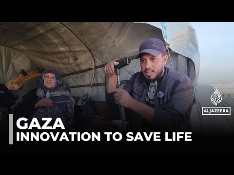Gaza Under Siege: Son Invents Way to Help Asthmatic Mother