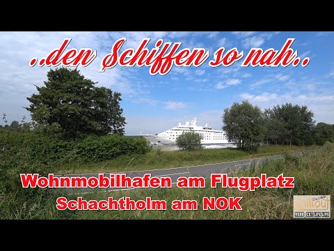 Wohnmobil Stellplatz Schachtholm direkt am Nord-Ostseekanal (NOK)💖Unsere Platzvorstellung✌