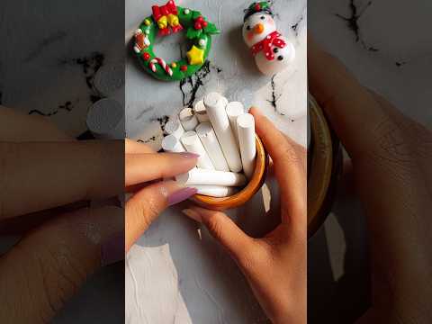 😱CHRISTMAS TREE FROM CHALK || PART 3🎄 #crafts #chalk #chalkart #shorts #anushkascraftland