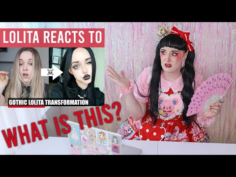 Lolita Reacts to Taylor R Gothic Lolita Transformation