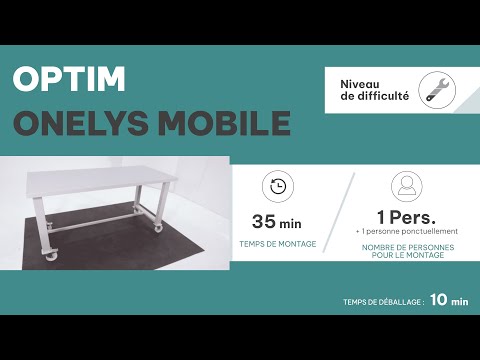 Montage de l'établi mobile Onelys Provost : Tuto étape par étape 🔧