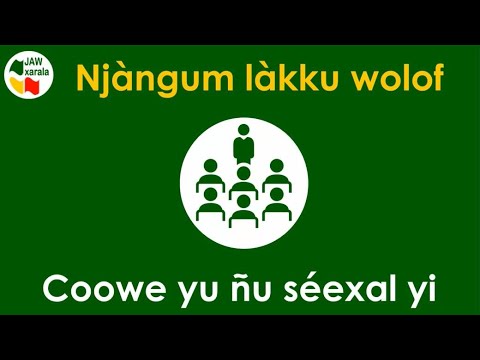 Njàngum làkku wolof :  5 - COOWE YU ÑU SÉEXAL YI