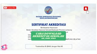 Download lagu CARA DOWNLOAD SERTIFIKAT AKREDITAS SEKOLAH SD, SMP, SMA - 2025 mp3 Download lagu CARA DOWNLOAD SERTIFIKAT AKREDITAS SEKOLAH SD, SMP, SMA - 2025 mp3