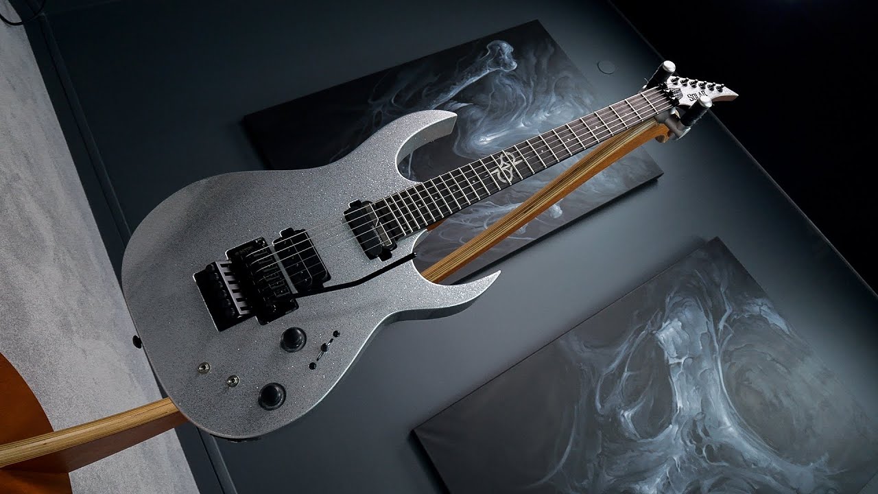 Solar SBR1.6FRSP Sustainiac+ Electric Guitar - Silver Sparkle Gloss