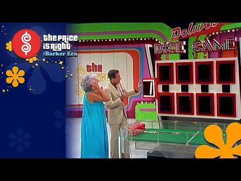 WOW! Contestant Rolls a Nearly-Perfect DELUXE DICE GAME for a NEW CAR! - The Price Is Right 1983