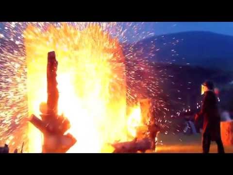 "Her Molten Metal Throw" Iron Guild at ROCKFIRE VERMONT 2015