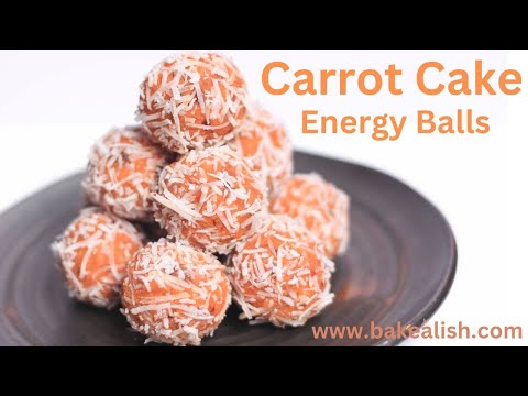 Carrot Cake Energy Balls Recipe - how to make energy bites