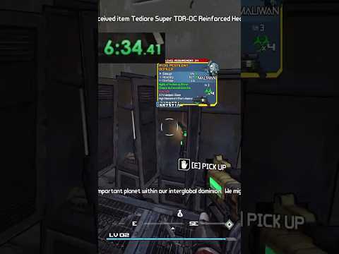 The Quickest Legendary Item In Borderlands 1 #borderlands #gaming #speedruning #legendary #shorts